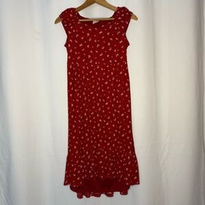 Abercrombie Kids Long Red High Low Dress 13/14